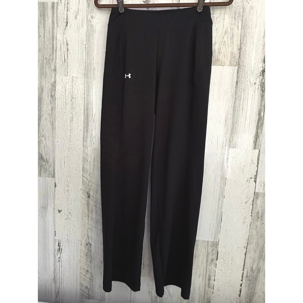 Under Armour Womens Black Straight Leg Pants Approximately Size XXS (22x30)‎